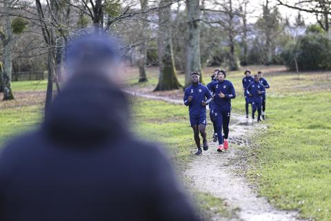 Le groupe en footing