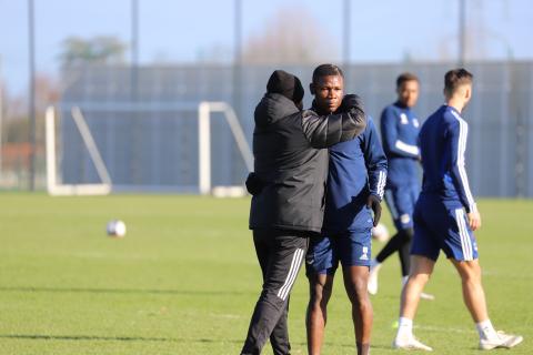 Ghislain Printant avec Samuel Kalu