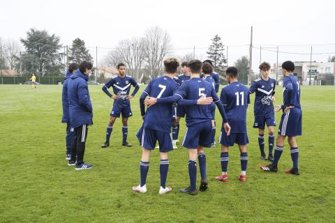 Concentration du groupe avant match