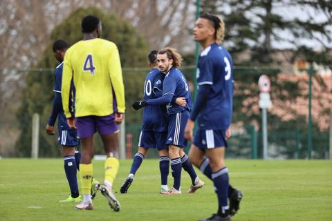 Emeric Depussay vient de marquer pour les Girondins