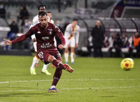 Farid Boulaya avec le FC Metz