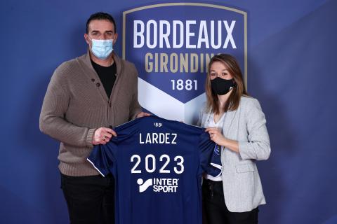 Andréa Lardez prend la pose avec Ulrich Ramé