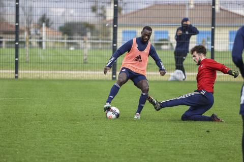 La séance d'entraînement du 24 février 2021