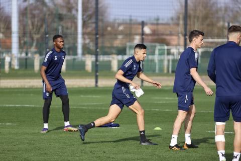 L'entraînement des pros du 01 mars 2021