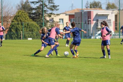 L'entraînement des féminines du 24.03.2021