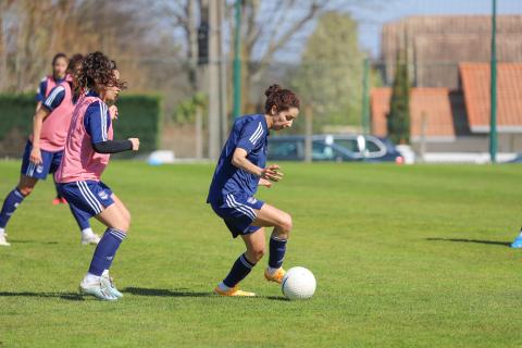 L'entraînement des féminines du 24.03.2021