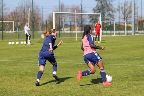 L'entraînement des féminines du 24.03.2021