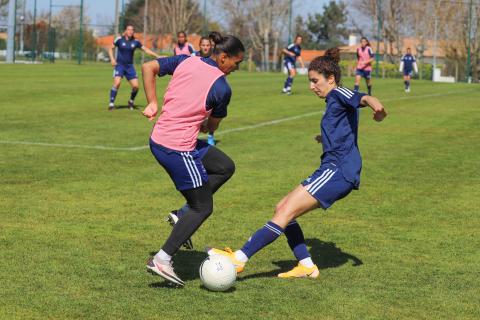 L'entraînement des féminines du 24.03.2021