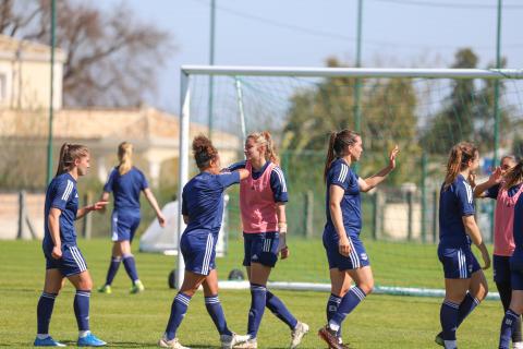 L'entraînement des féminines du 24.03.2021