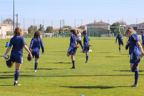 L'entraînement des féminines du 24.03.2021