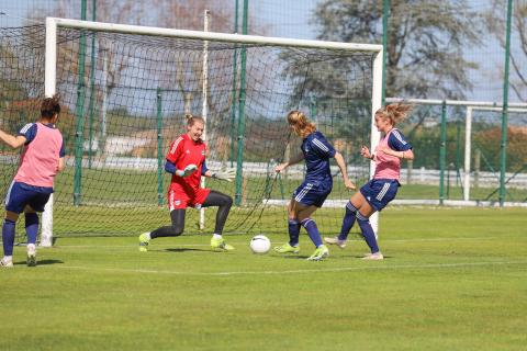 L'entraînement des féminines du 24.03.2021