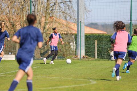 L'entraînement des féminines du 24.03.2021