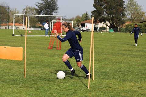 L'entraînement des féminines du 31 mars 2021