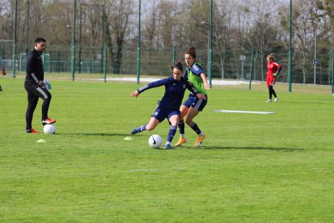 L'entraînement des féminines du 31 mars 2021