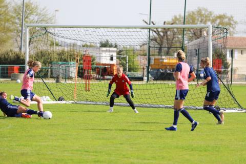 L'entraînement des féminines du 31 mars 2021