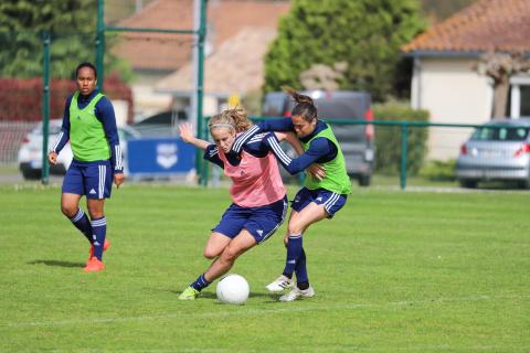 L'entraînement des féminines du 31 mars 2021