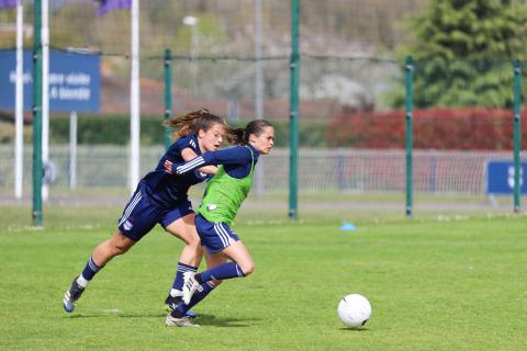 L'entraînement des féminines du 31 mars 2021