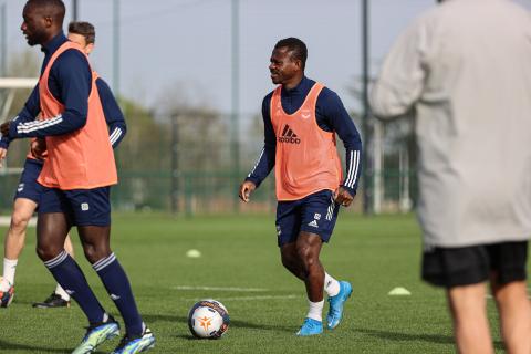 Jean Mickael Seri à l'entrainement