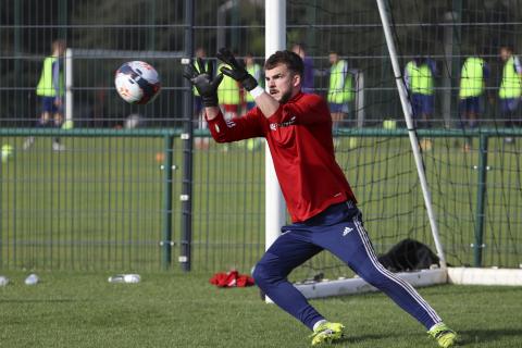 Entraînement pour nos gardiens