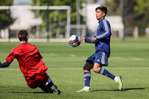 L'entraînement des jeunes, mercredi 14 avril 2021