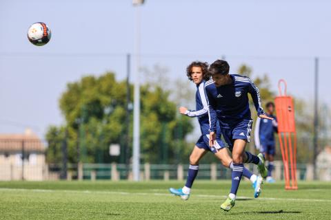 L'entraînement des jeunes, mercredi 14 avril 2021