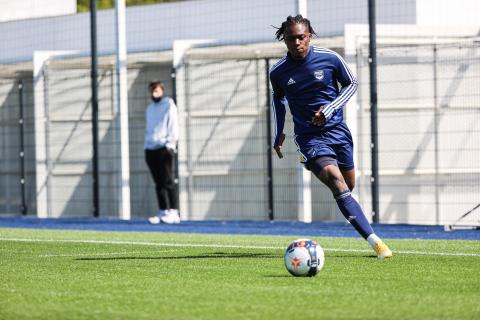 L'entraînement des jeunes, mercredi 14 avril 2021