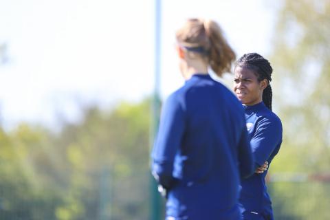 L'entraînement des féminines du jeudi 15 avril 