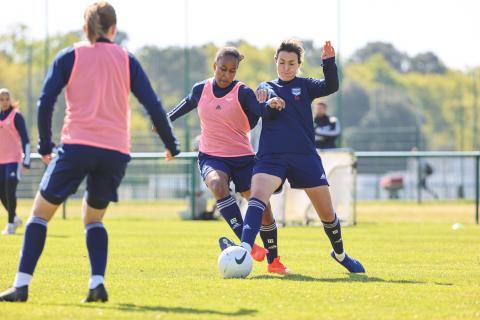 L'entraînement des féminines du jeudi 15 avril 