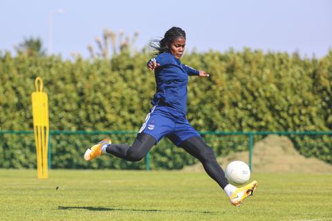 L'entraînement des féminines du jeudi 15 avril 