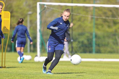 L'entraînement des féminines du jeudi 15 avril 