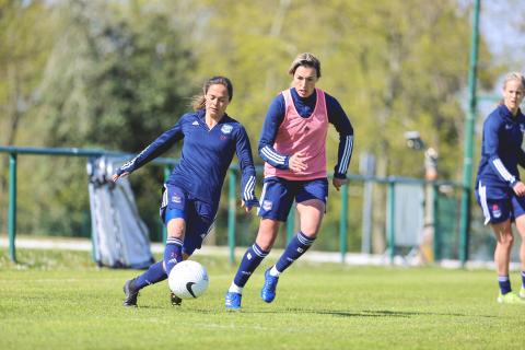 L'entraînement des féminines du jeudi 15 avril 