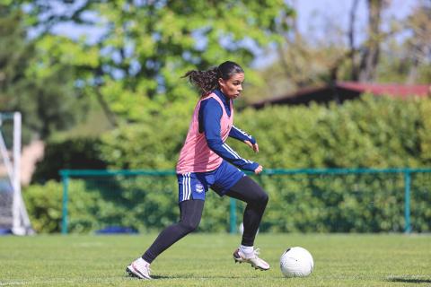 L'entraînement des féminines du jeudi 15 avril 