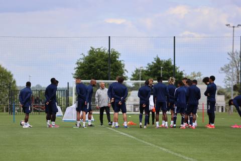 L'entraînement des pros du 29 avril 2021