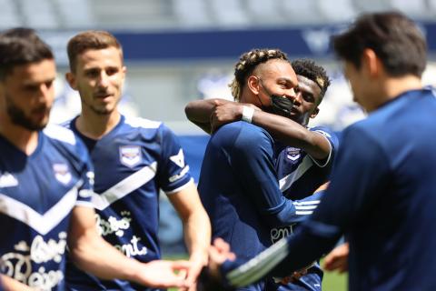 Le soutien des supporters lors de Bordeaux-Rennes