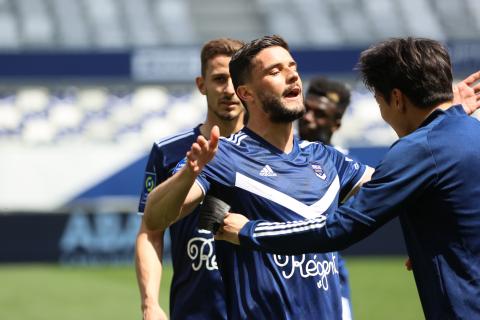 Le soutien des supporters lors de Bordeaux-Rennes