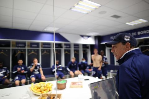 Le soutien des supporters lors de Bordeaux-Rennes