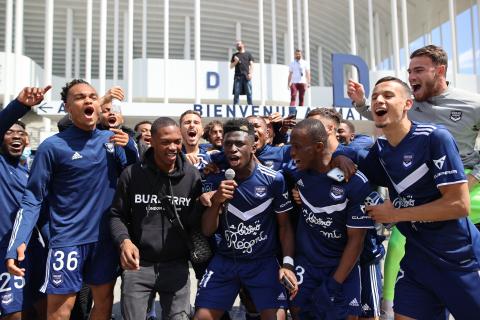 Le soutien des supporters lors de Bordeaux-Rennes