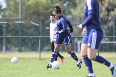 L'entraînement des féminines du 5 mai