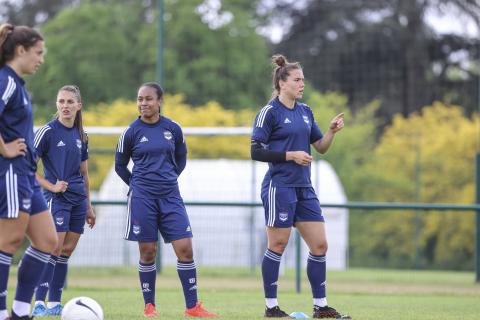 L'entraînement des féminines du 5 mai