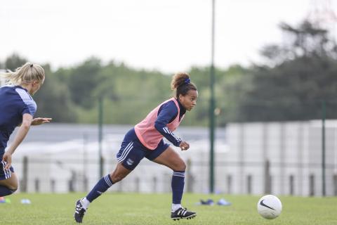 L'entraînement des féminines du 5 mai