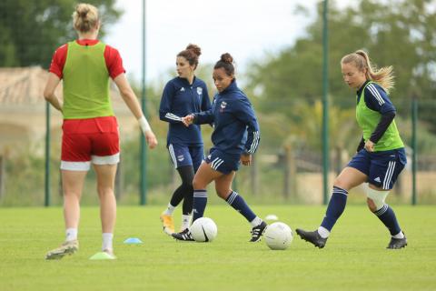 L'entraînement des féminines du 14 mai 2021