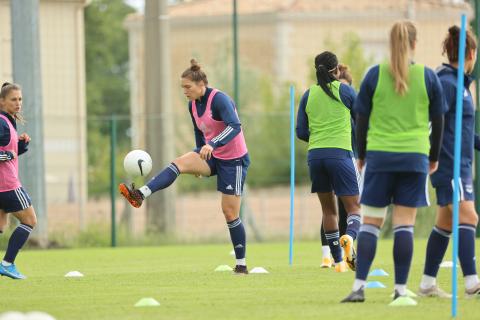 L'entraînement des féminines du 14 mai 2021