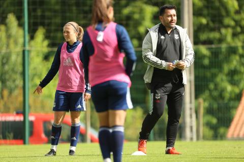 L'entraînement des féminines du 14 mai 2021