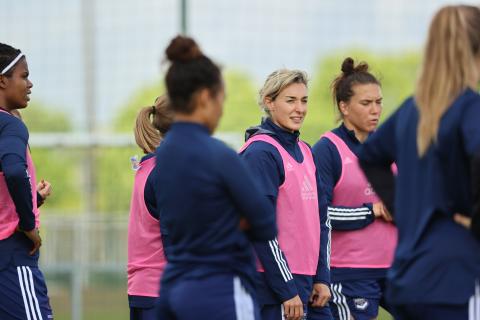 L'entraînement des féminines du 14 mai 2021