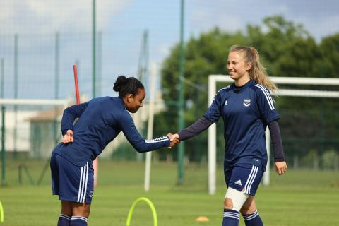 L'entraînement des féminines du 14 mai 2021