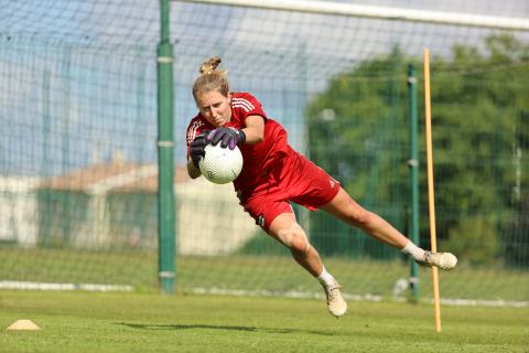 L'entraînement des féminines du 14 mai 2021