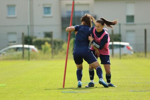 L'entraînement des féminines du 14 mai 2021