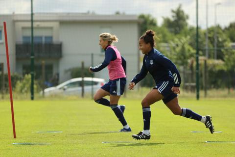 L'entraînement des féminines du 14 mai 2021