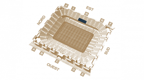Plan tribune est haute