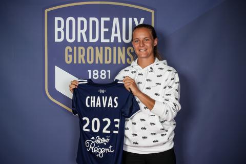 Mylène Chavas s'engage aux Girondins de Bordeaux (juillet 2021)